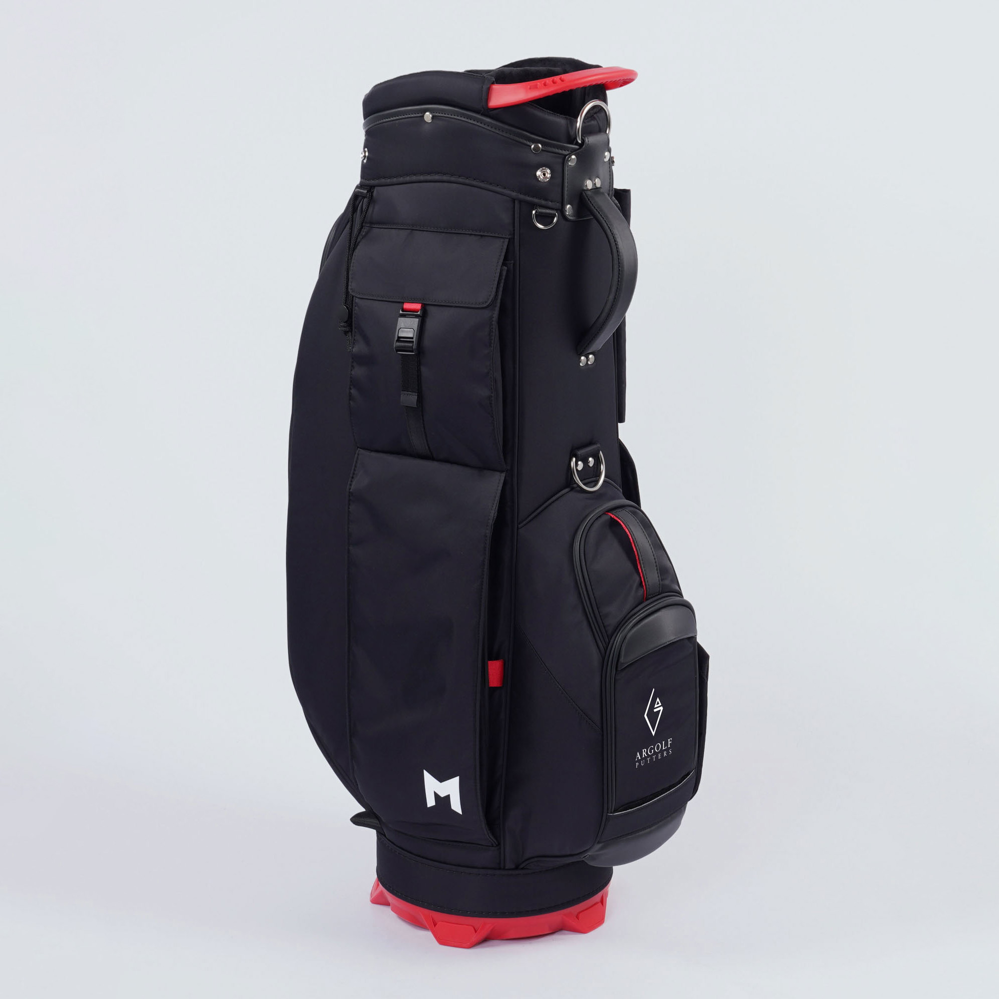 GAIA Caddie CN1 Black Red (left angled 08)