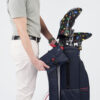 Hand carry sling bag for personal item off course