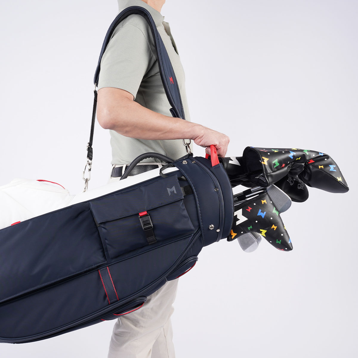Single strap system for maximum carrying comfort and performance